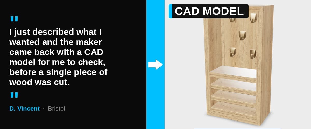 Key box CAD model prepared by the maker