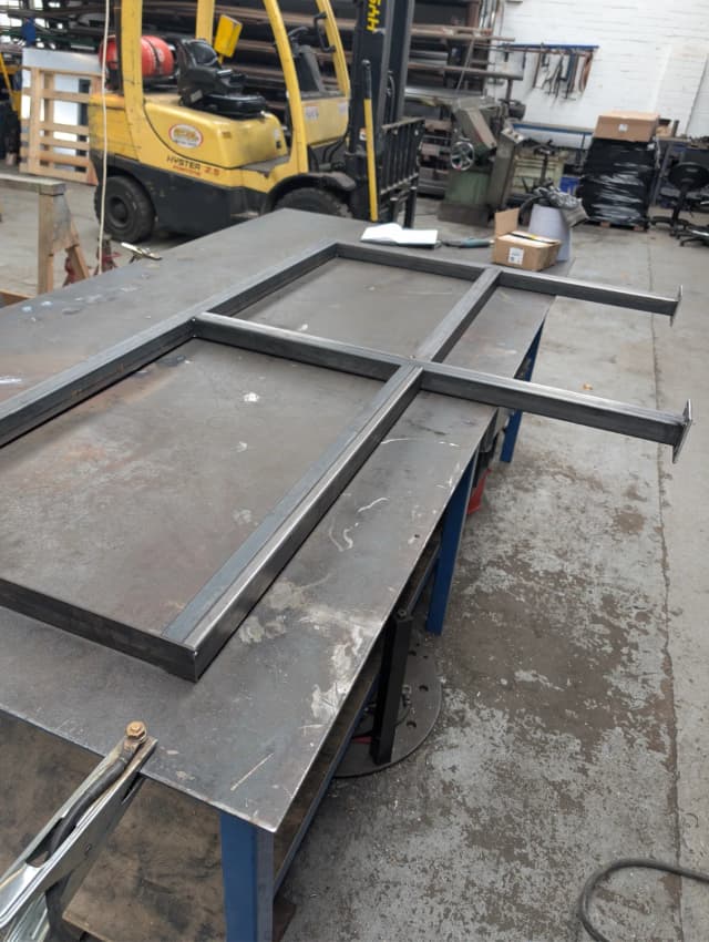 Handrail frame
