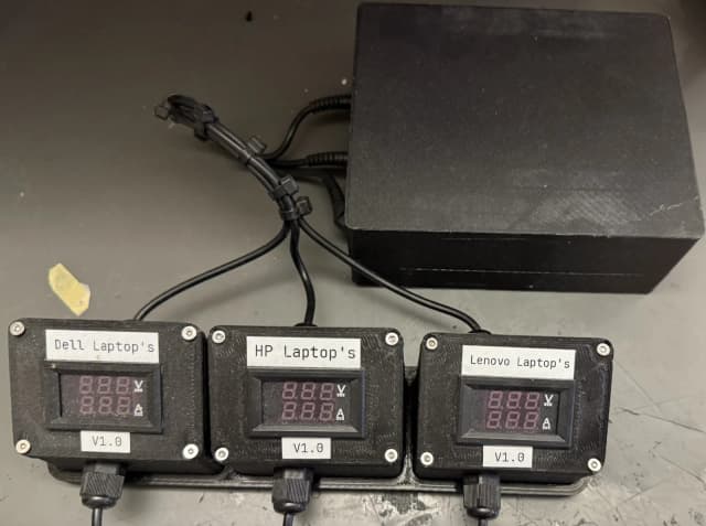 Universal Laptop Power Meter for Laptop Repairs